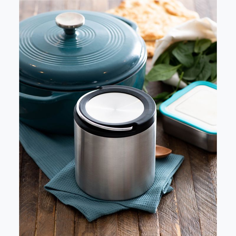 Termos pentru alimente KLEAN KANTEEN TKCanister 946 ml brushed stainless steel 9