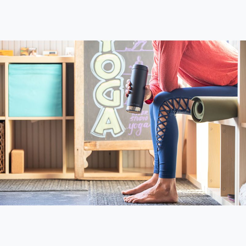 Cană termică Klean Kanteen TKWide Cafe Cap 473 ml black 6