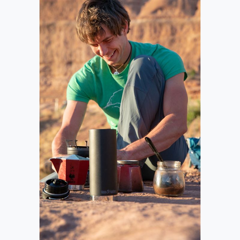 Cană termică Klean Kanteen TKWide Cafe Cap 473 ml black 8