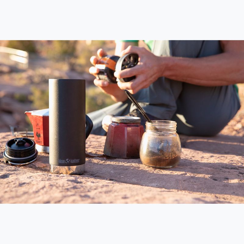 Cană termică Klean Kanteen TKWide Cafe Cap 473 ml black 9