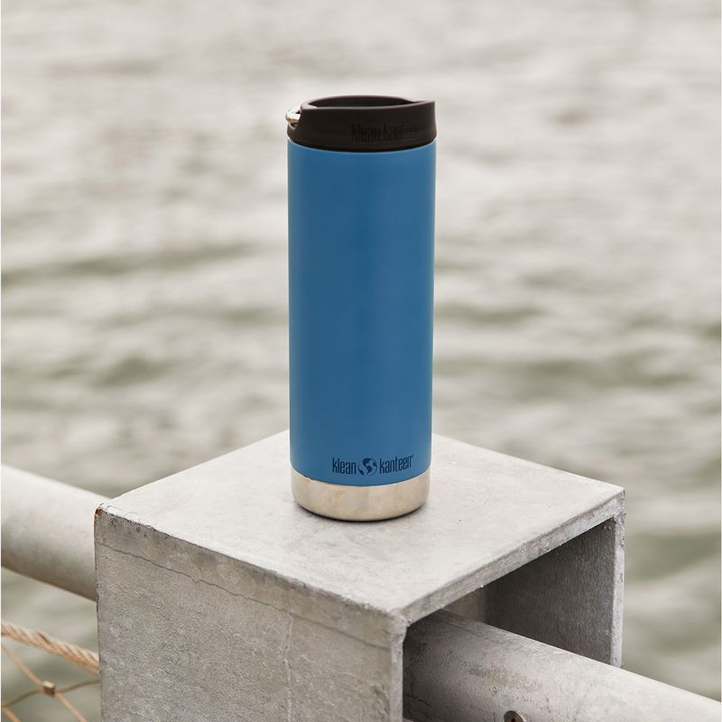 Cană termică Klean Kanteen TKWide Cafe Cap 473 ml real teal 3