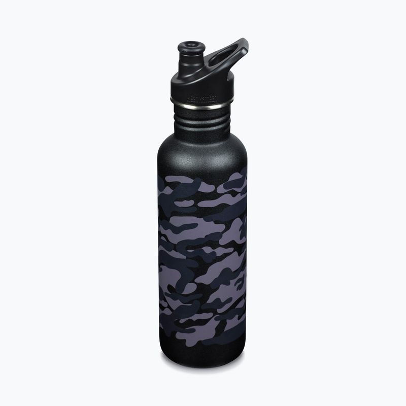 Sticlă de călătorie Klean Kanteen Classic negru camuflaj negru 2