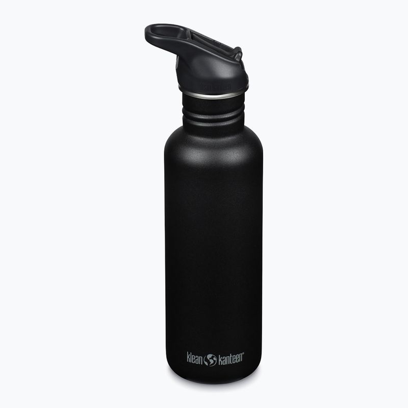 Sticlă turistică Klean Kanteen Classic Flip Seal Sport 800 ml black