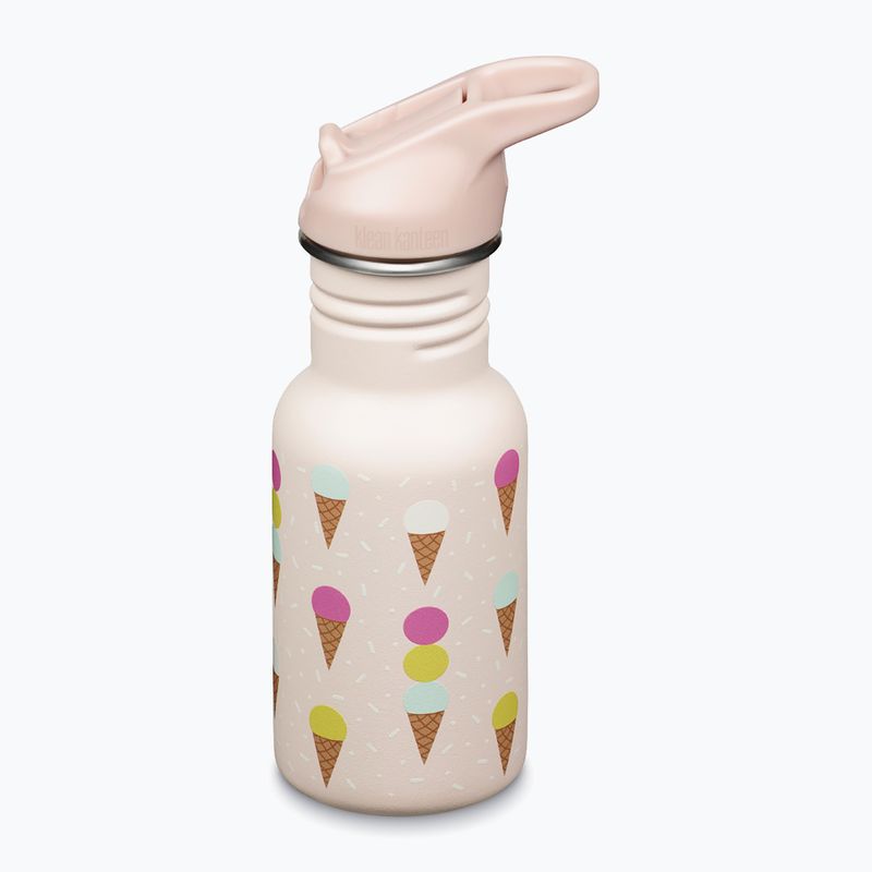 Sticlă turistică pentru copii Klean Kanteen Flip Seal Sport Cap Straw 355 ml ice cream 2