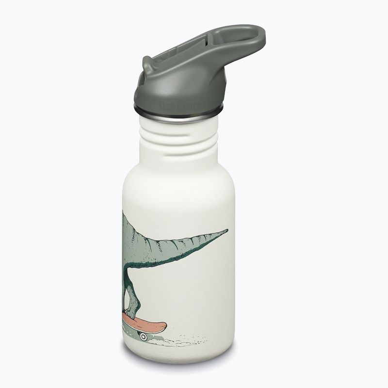 Sticlă turistică pentru copii Klean Kanteen Flip Seal Sport Cap Straw 355 ml dino skate 2