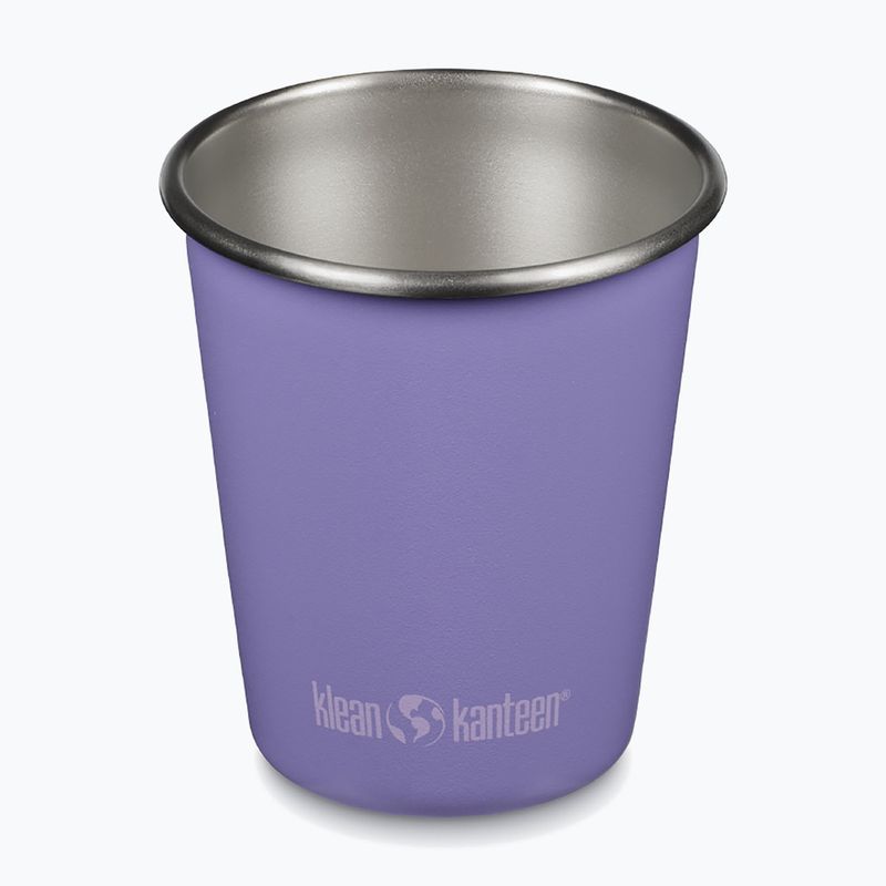 Cană KLEAN KANTEEN Steel Straw Lid 296 ml paisley purple 2