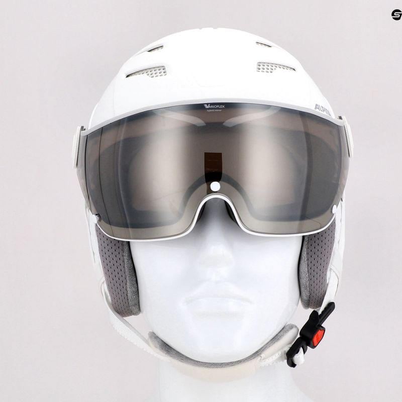 Cască de schi Alpina Jump 2.0 VM white/gray matt 16