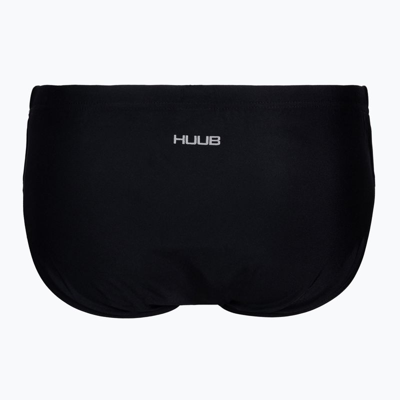 Bărbați HUUB Original Brief slip de înot negru BRIEFS 2