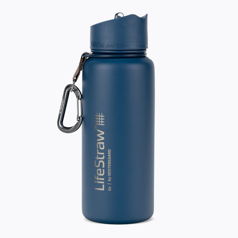Lifestraw Go Oțel inoxidabil 710ml sticlă de călătorie albastră LSGOSSMB1