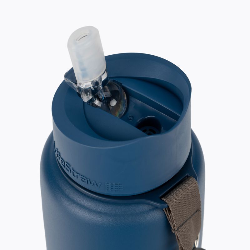 Lifestraw Go Oțel inoxidabil 710ml sticlă de călătorie albastră LSGOSSMB1 3