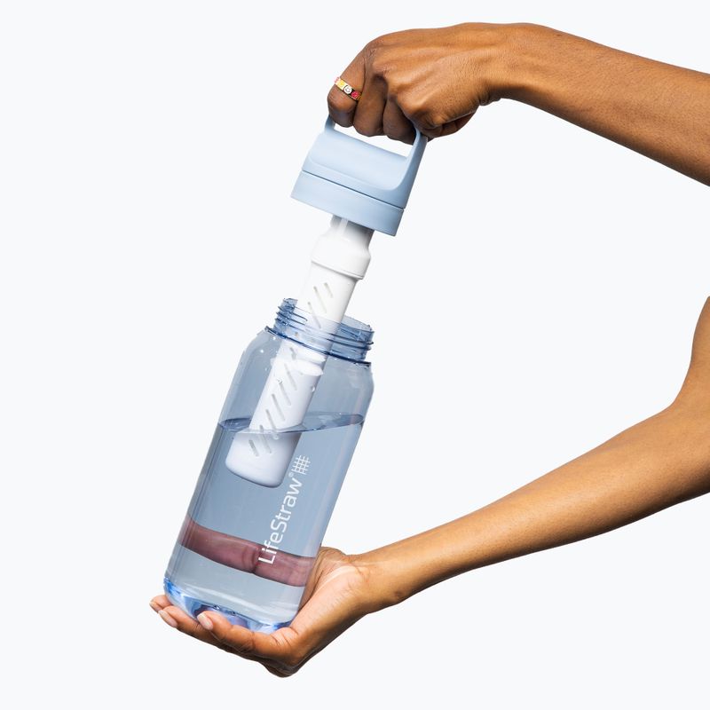 Sticlă de turism Lifestraw Go 2.0 z filtrem 1 l icelandic blue 3