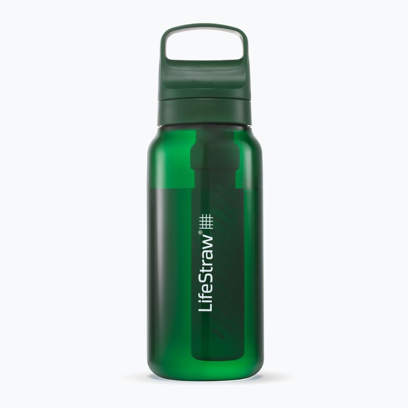 Sticlă de turism Lifestraw Go 2.0 z filtrem 1 l terrace green