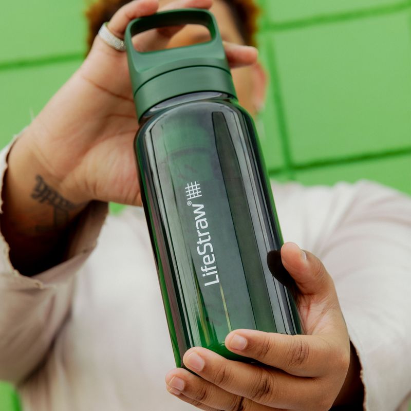 Sticlă de turism Lifestraw Go 2.0 z filtrem 1 l terrace green 4