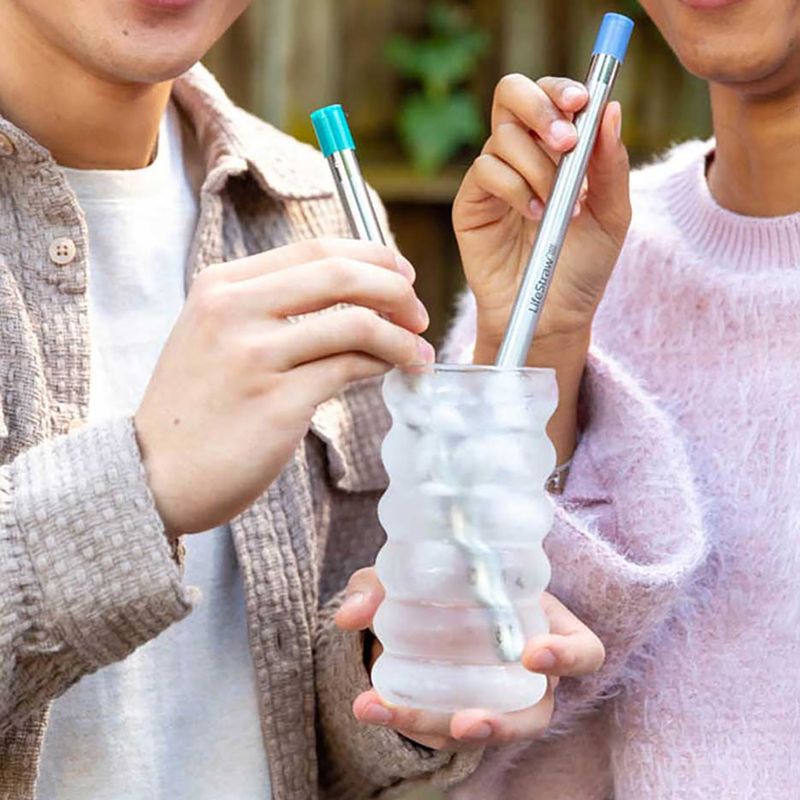 Pai cu filtru de apă  LifeStraw SIP Cases 3 szt. stormy/laguna/mid.blue 6