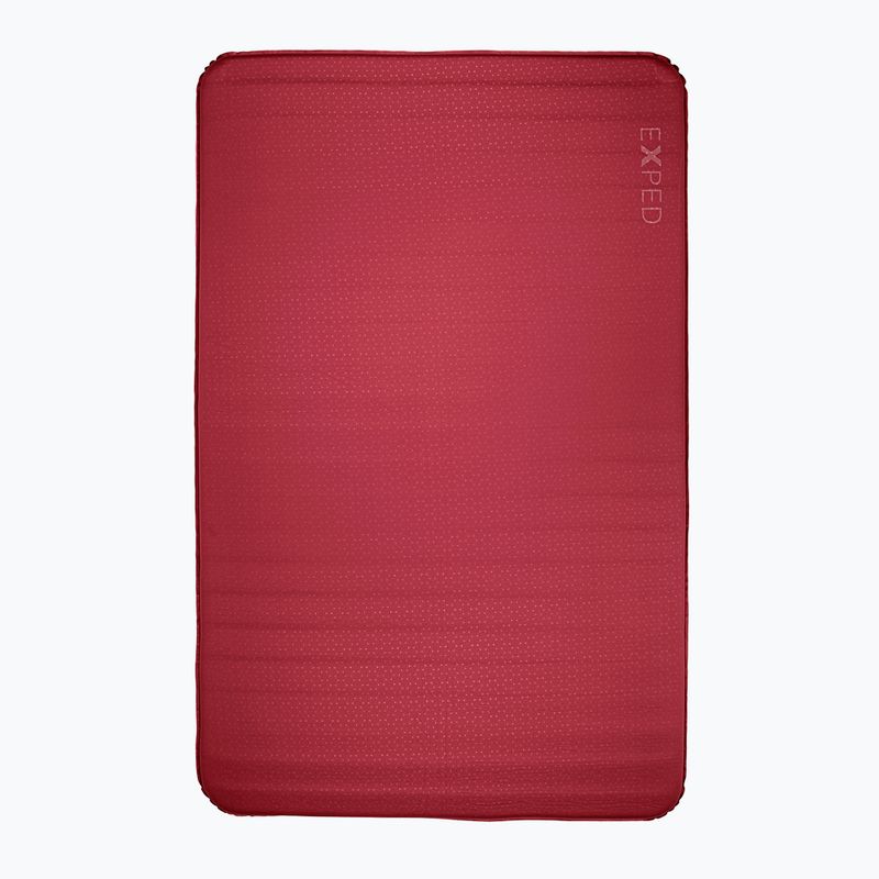 Covoraș autogonflabil Exped SIM Comfort Duo 5 ruby red