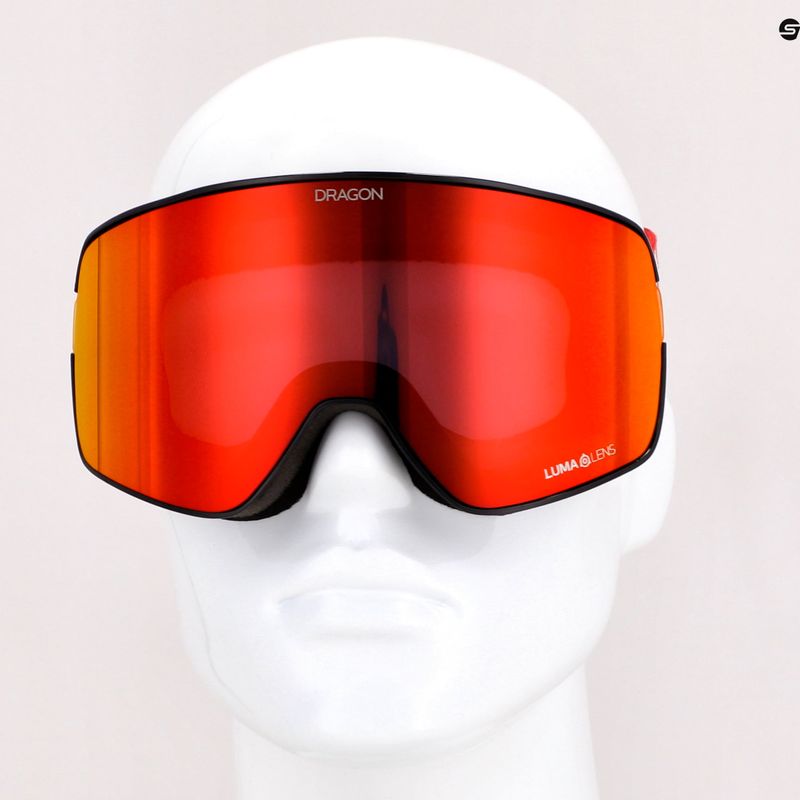 Ochelari de schi Dragon NFX2 negru/roșu 40458-023 7