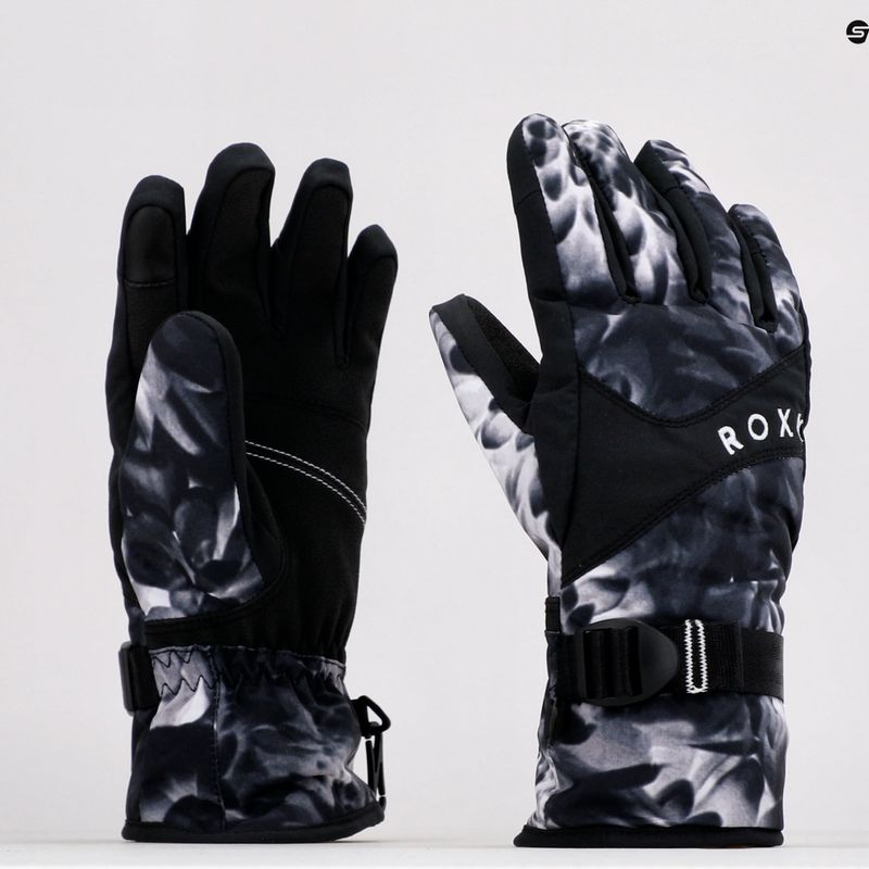 Mănuși de snowboard pentru femei ROXY Jetty 2021 true black future flower 6