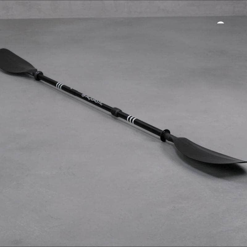 Vâslă de caiac 3-elemente AQUASTIC AQS-KPD002 200-220 cm neagră 11