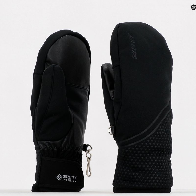 Mănuși de snowboard cu un singur deget pentru femei ZIENER Kantala Gtx Inf Mitten, negru, 801157.12 6