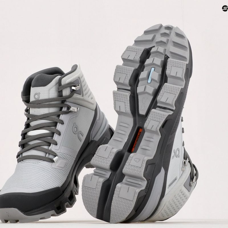 Pantofi de trekking pentru femei On Cloudrock 2 Waterproof gri 6398608 10