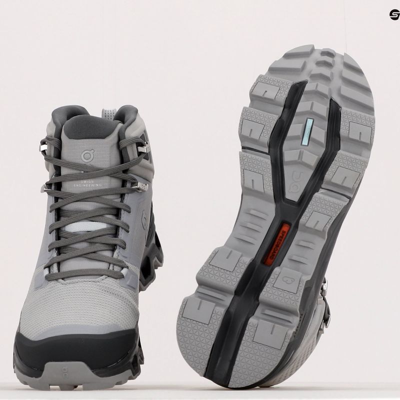 Pantofi de trekking pentru bărbați On Cloudrock 2 Waterproof Alloy/Eclipse 6398612 10