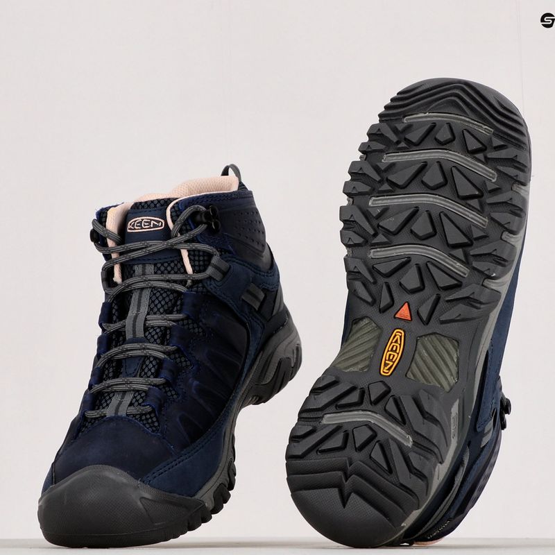 Cizme de trekking pentru femei KEEN Targhee III Mid albastru marin 1026863 11