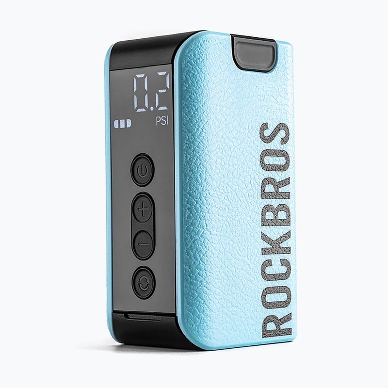 Pompă electrică pentru mingi Rockbros 42520006 20psi blue