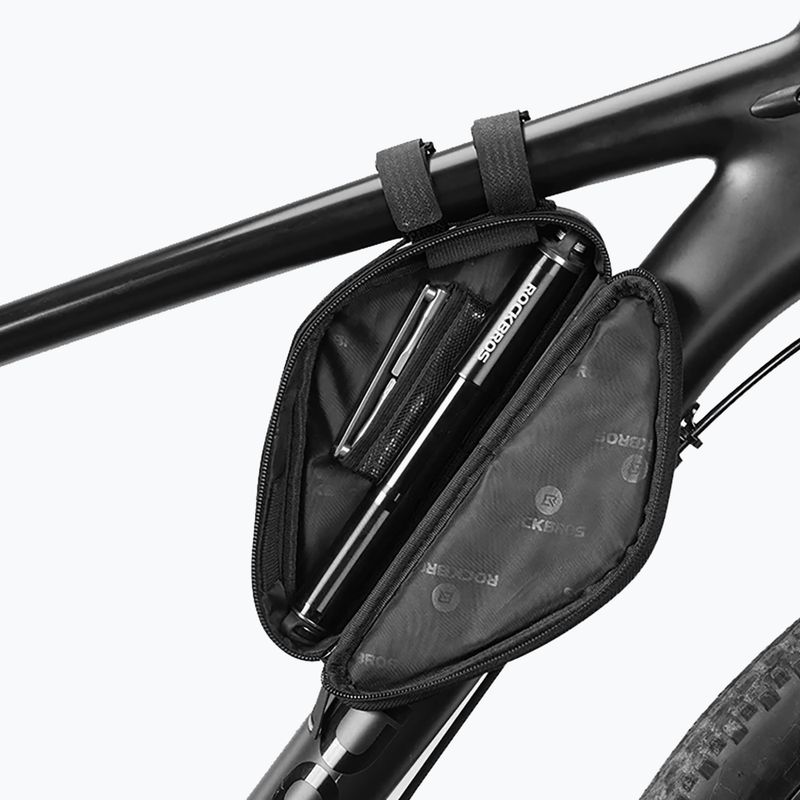 Geantă de bicicletă pentru cadru Rockbros B55-BK 0,7 l black 5
