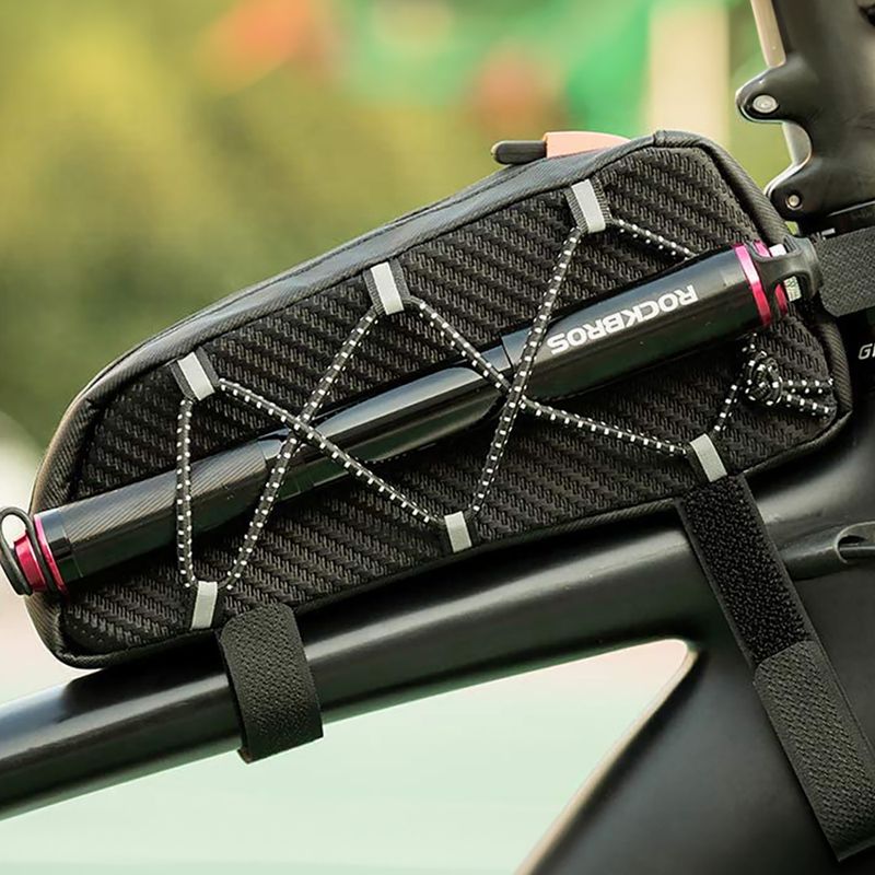 Geantă de bicicletă pentru cadru Rockbros 1 l black 5