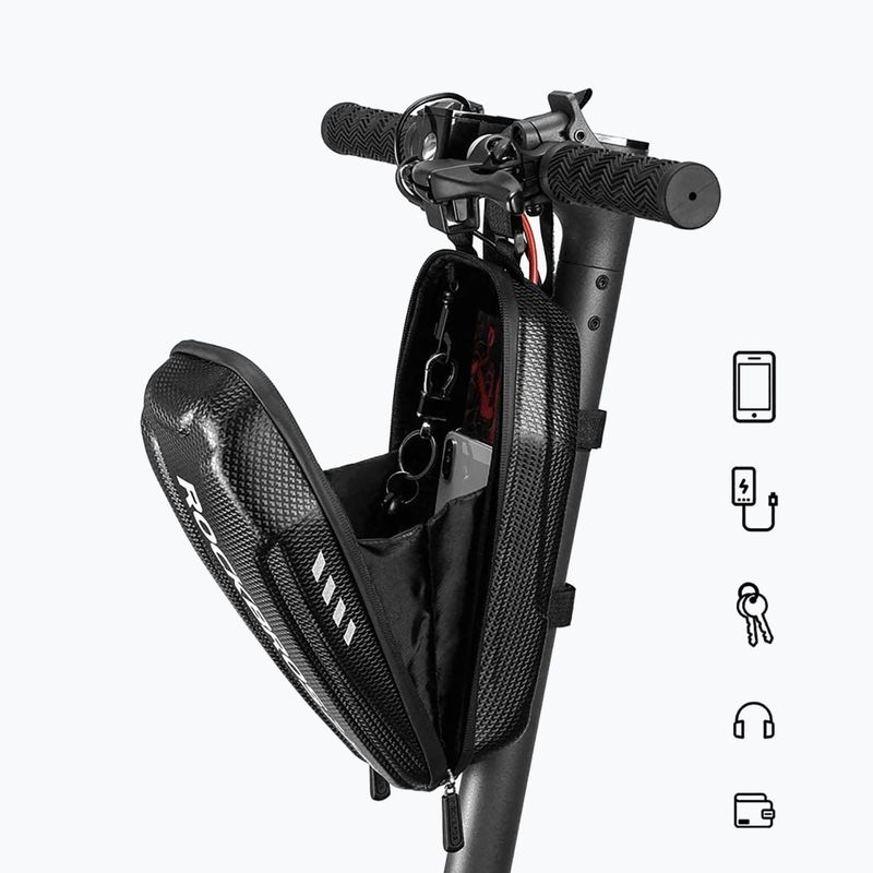 Geantă de bicicletă pentru cadru Rockbros B62-1 3 l black 3