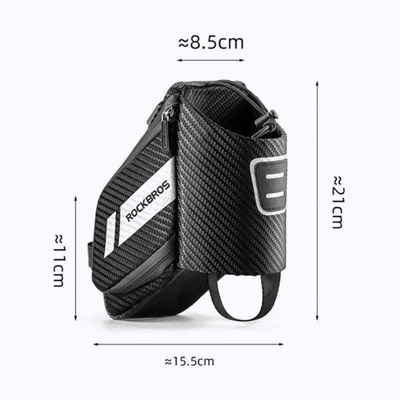 Geantă de bicicletă sub șa Rockbros C32 1,5 l black 2