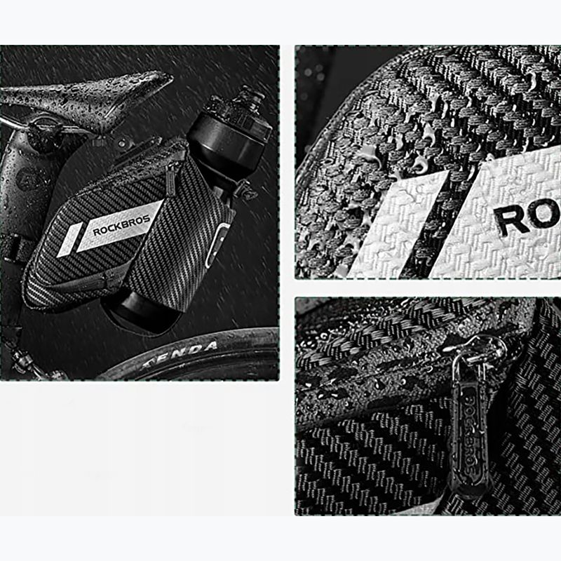 Geantă de bicicletă sub șa Rockbros C32 1,5 l black 3