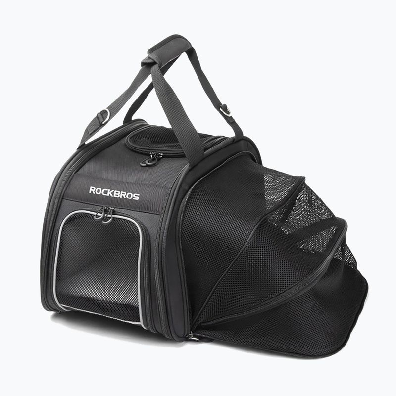 Geantă de bicicletă pentru transportul animalelor de companie Rockbros 30140028 25 l black 2
