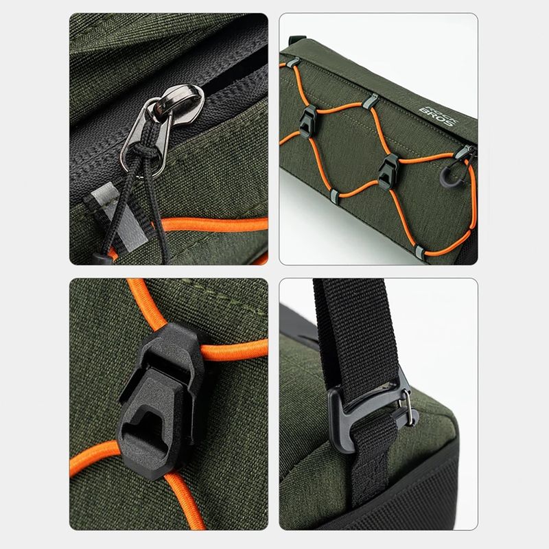 Geantă de bicicletă pentru ghidon Rockbros 30110054 2,2 l green 3