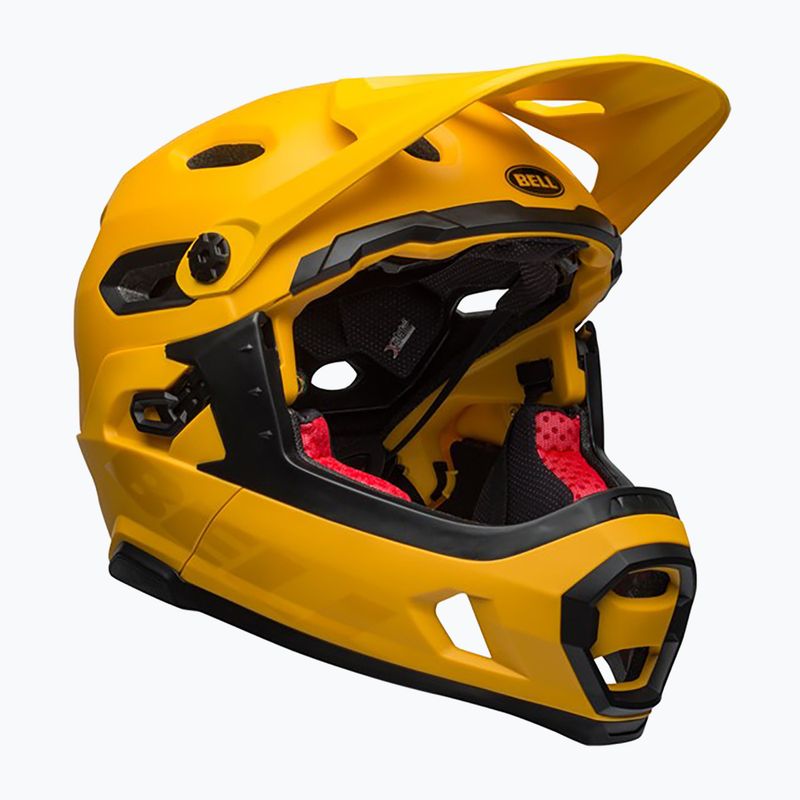 Cască de ciclism Bell FF Super DH MIPS Spherical matte gloss yellow/black