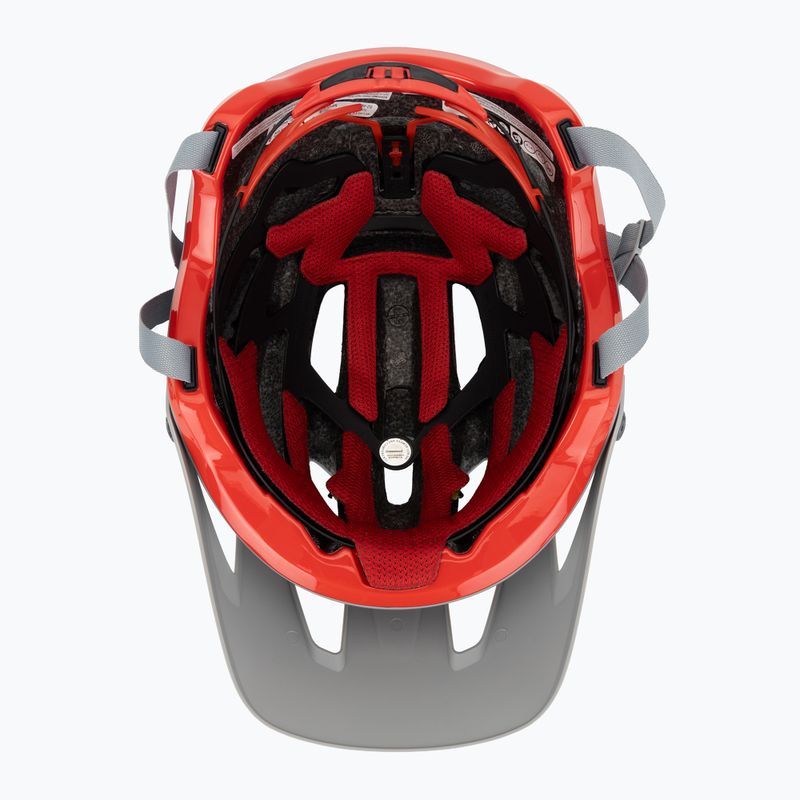 Cască de ciclism Bell 4Forty Integrated MIPS matte gloss gray/crimson 5