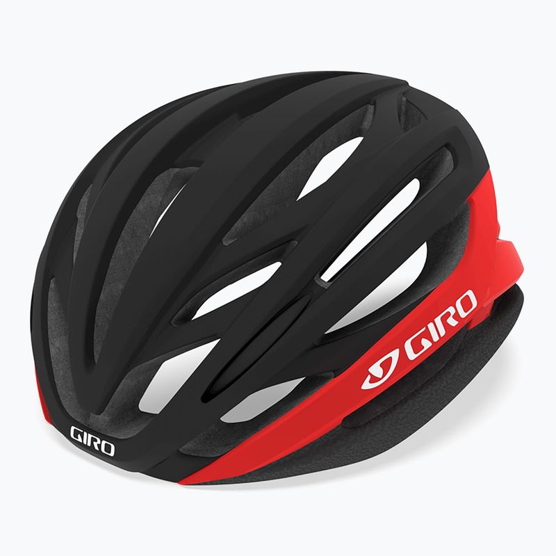 Cască de bicicletă Giro Syntax Integrated MIPS matte black/bright red