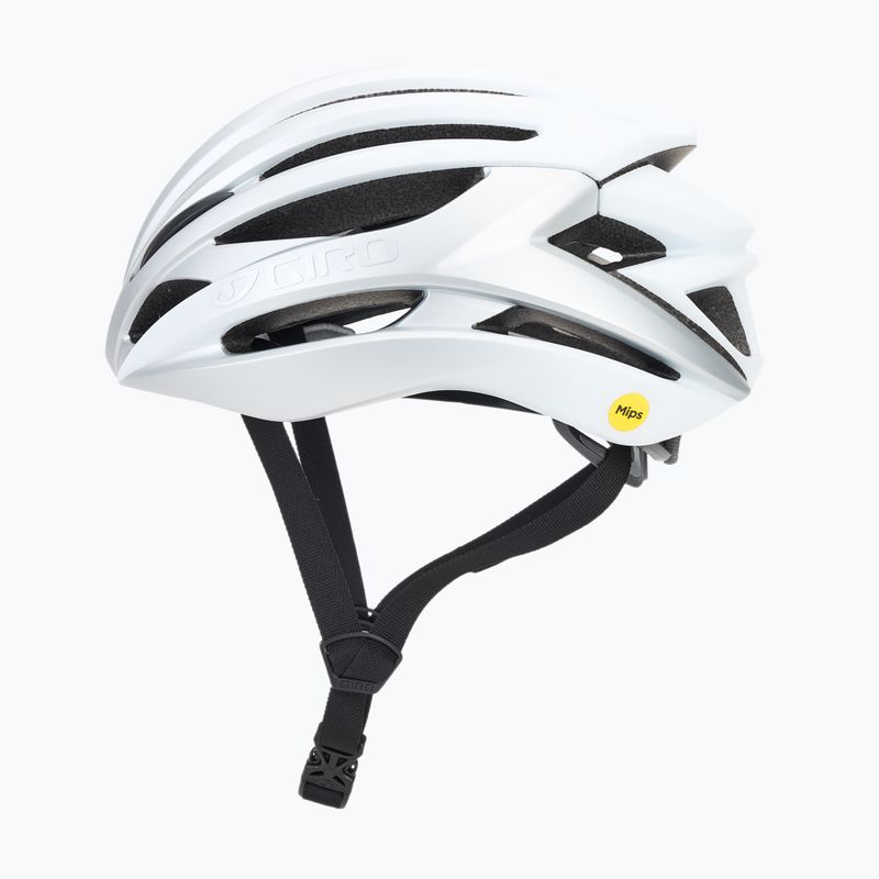 Cască de bicicletă Giro Syntax Integrated MIPS matte white/silver 3