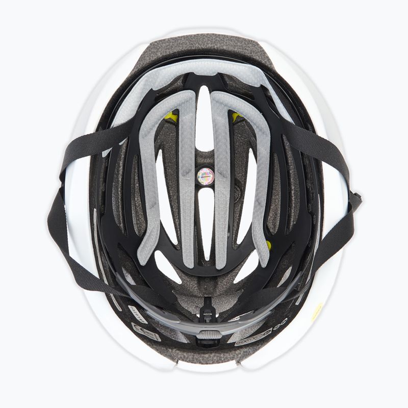 Cască de bicicletă Giro Syntax Integrated MIPS matte white/silver 6