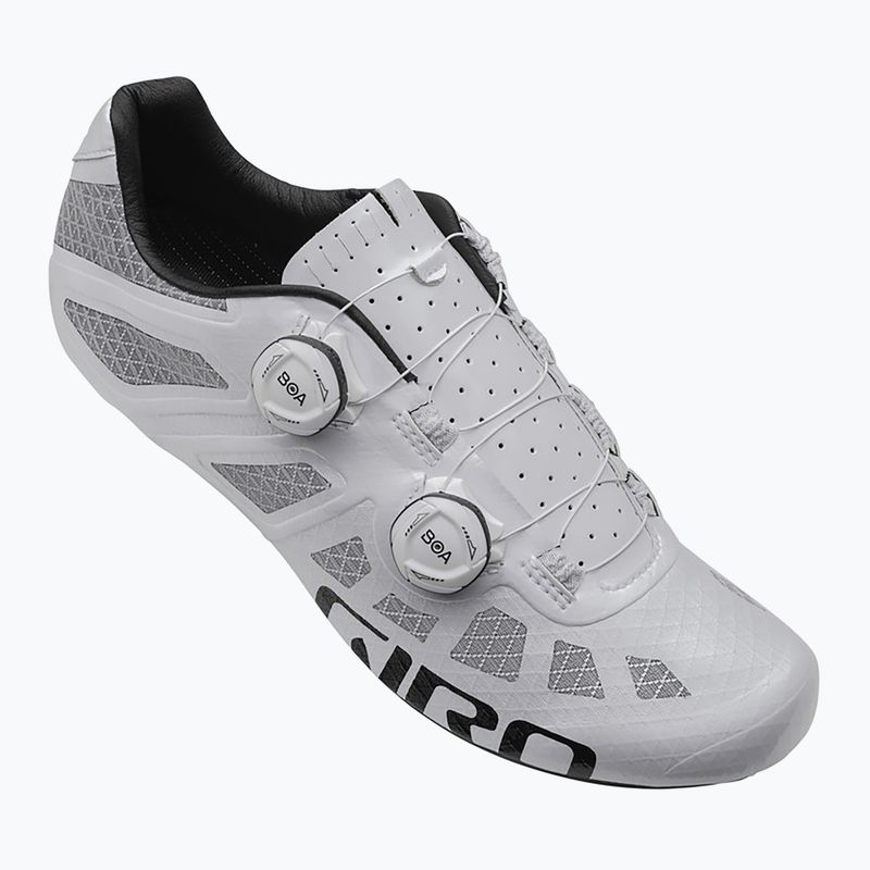 Încălțăminte de șosea pentru bărbați Giro Imperial Boa white 2