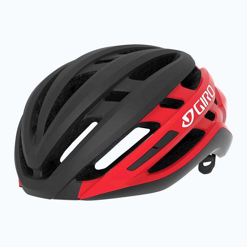 Cască de bicicletă Giro Agilis Integrated MIPS matte black/bright red