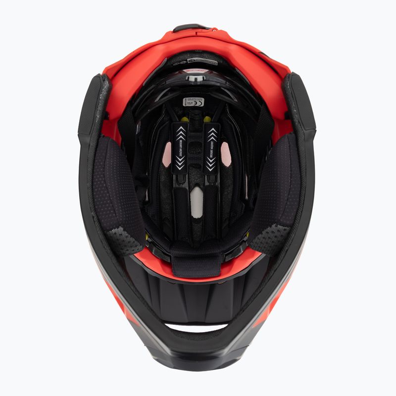 Cască de ciclism Bell FF Super DH MIPS Spherical fasthouse matte gloss red/black 5