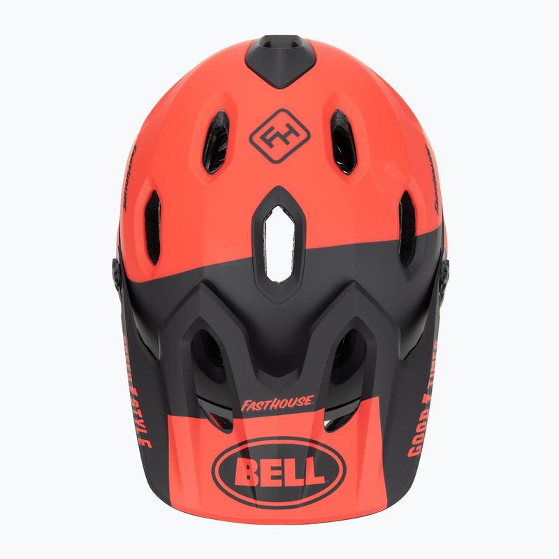 Cască de ciclism Bell FF Super DH MIPS Spherical fasthouse matte gloss red/black 6