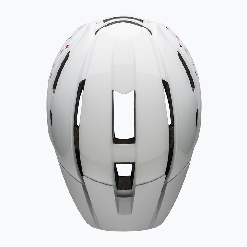 Cască de ciclism pentru copii Bell Sidetrack II Integrated MIPS white stars 4