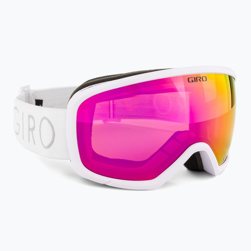 Ochelari de schi pentru femei Giro Millie white core light/vivid pink