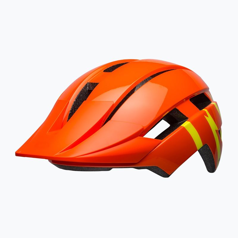 Cască de ciclism pentru copii Bell Sidetrack II Integrated MIPS orange/yellow