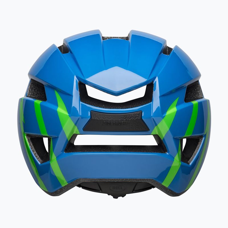 Cască de ciclism pentru copii Bell Sidetrack II strike gloss blue/green 3