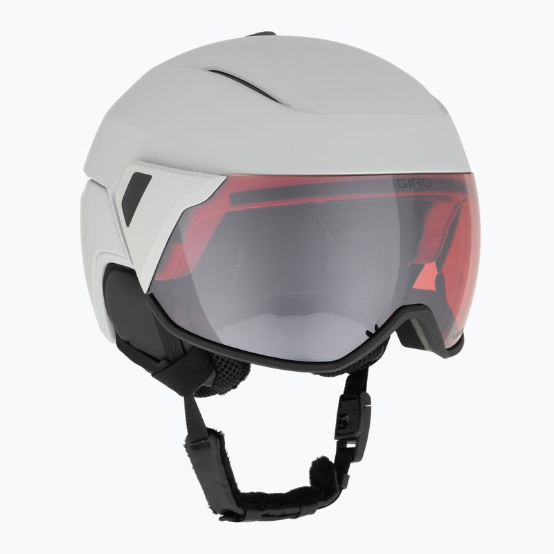 Cască de schi Giro Orbit Spherical matte light grey/vivid ember