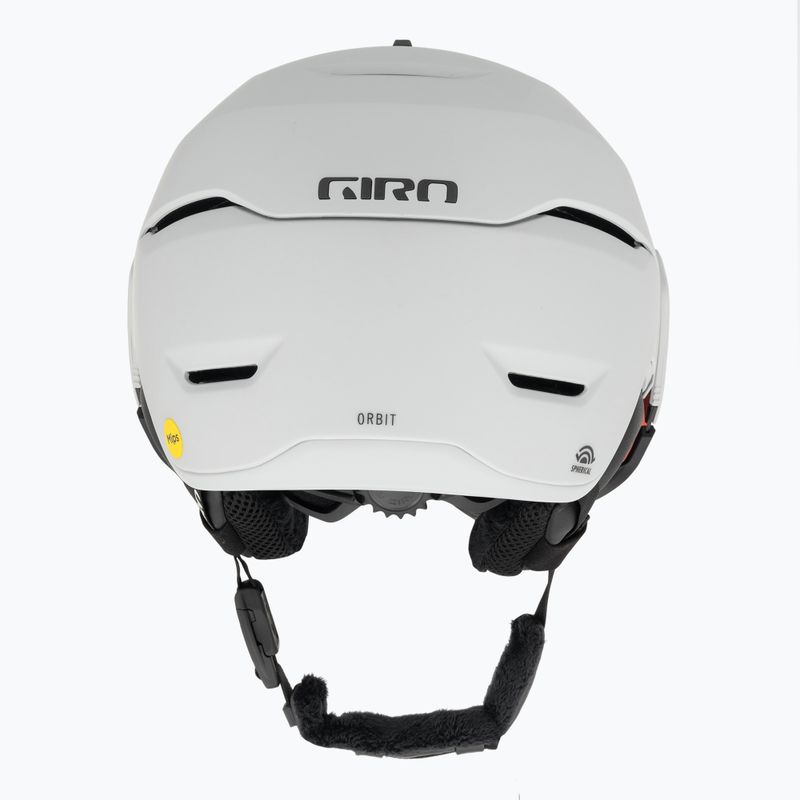 Cască de schi Giro Orbit Spherical matte light grey/vivid ember 3