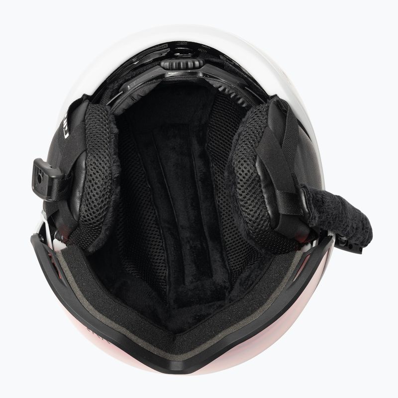 Cască de schi Giro Orbit Spherical matte light grey/vivid ember 6